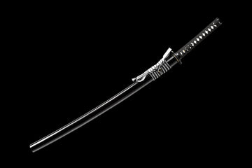The Saiko Yorru Handmade Katana Clay Tempered T10 Steel Unokubi-Zukuri